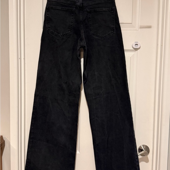 Gap Wide Leg Women’s Jeans High Rise in Black - size 4L - Picture 4 of 10